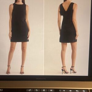 Vince Camuto Black Backless Dress